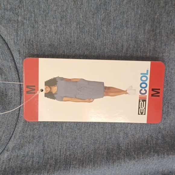 NWT 32 degrees cool dress, gray, medium - Picture 4 of 4